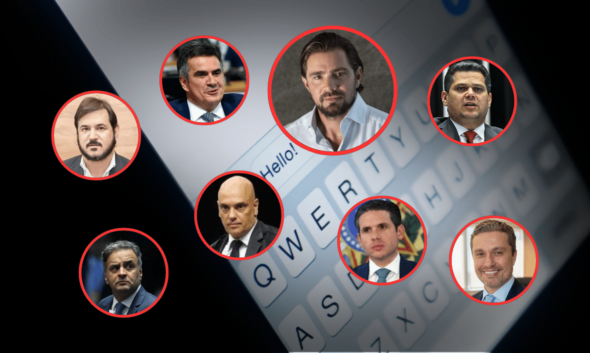 A Polícia Federal encontrou no celular do banqueiro Daniel Vorcaro mensagens que mencionam encontros e conversas com autoridades dos três poderes.
